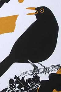 Blackbird-small Artwork by Carry Akroyd