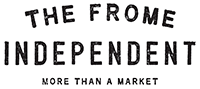 The-Frome-Independent-mini Frome independent logo reading - Frome Independent, more than a market