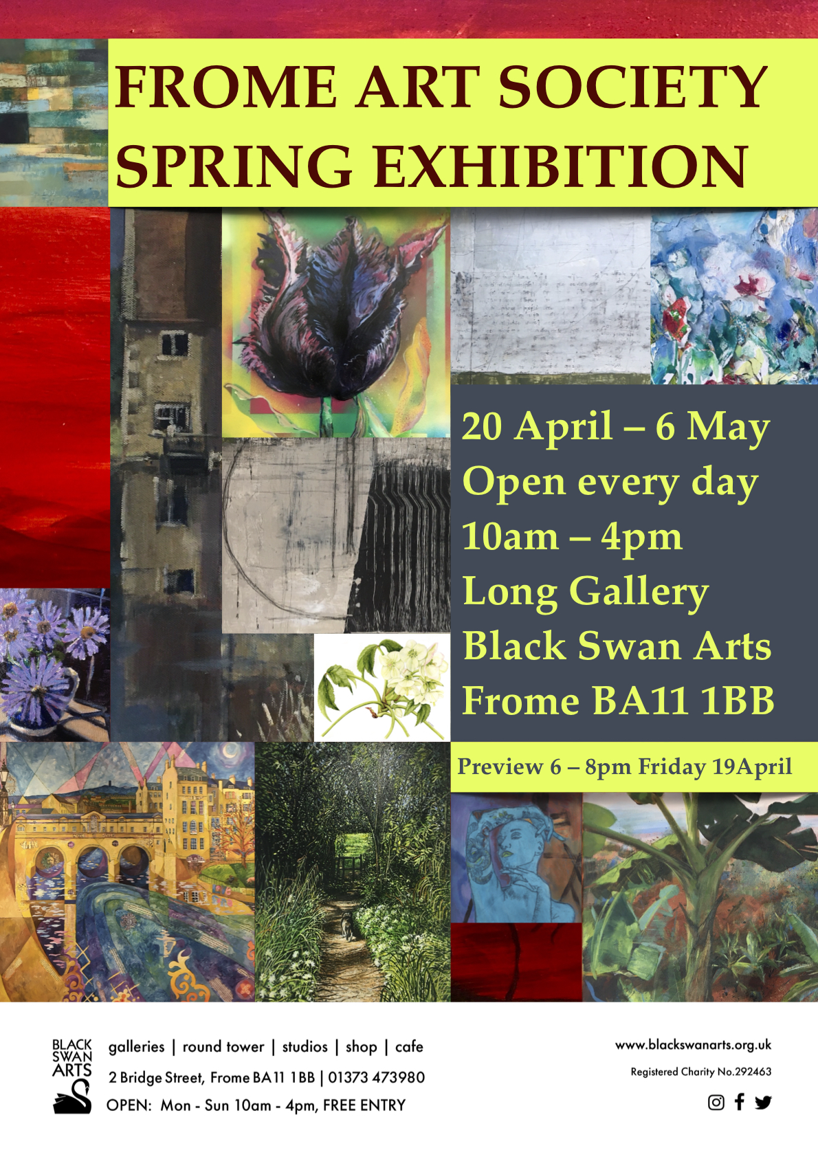 Spring 2024 Exhibition Flyer jpg2 Frome Art Society